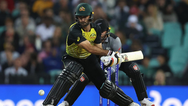 Glenn Maxwell has played a lone hand for Australia. 