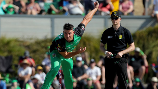 Marcus Stoinis was deadly with both bat and ball against the Strikers.