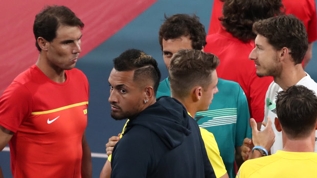 Nick Kyrgios and Rafael Nadal don't see eye-to-eye.