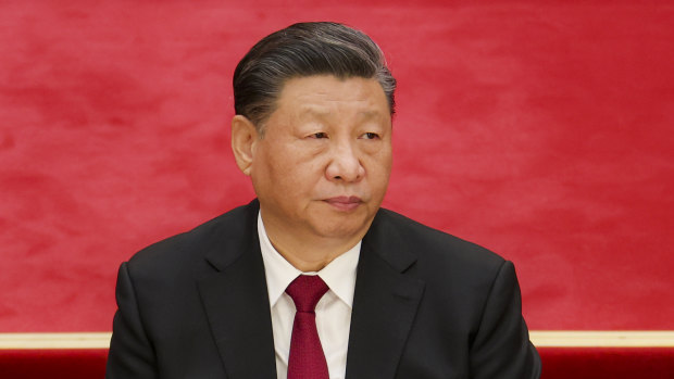Chinese President Xi Jinping at the 14th National People’s Congress.