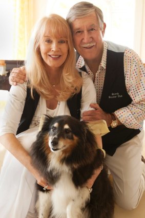 Joy Chambers Grundy and her late husband, television pioneer Reg Grundy.