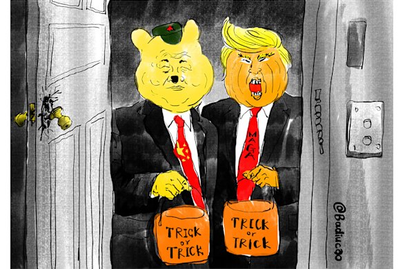 Trump and Halloween.