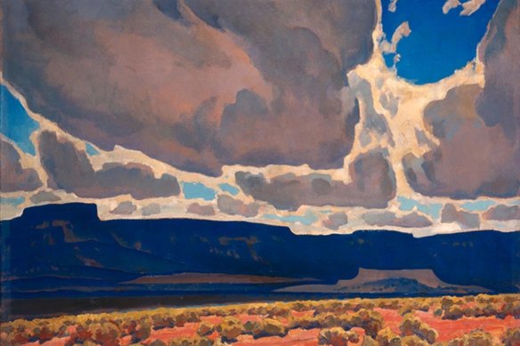 Mesas in Shadow by Maynard Dixon, 1926.