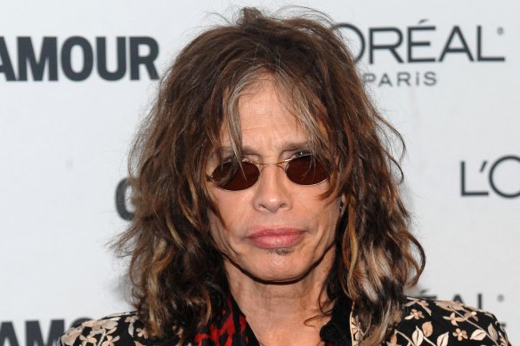 Steven Tyler is one of several heavy-metal rockers featured in The Decline of Western Civilization.