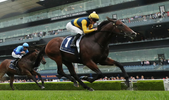 Storm Boy takes out the Skyline Stakes as part of his unbeaten run to the Golden Slipper.