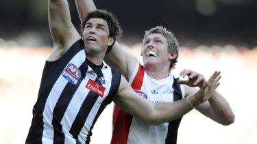 McEvoy playing in the 2010 grand final replay for the Saints.