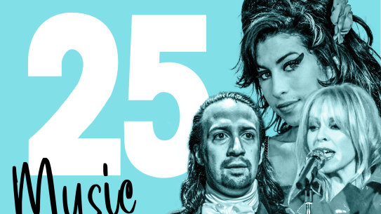 Lin-Manuel Miranda, Amy Winehouse and Kylie Minogue have albums on the list.