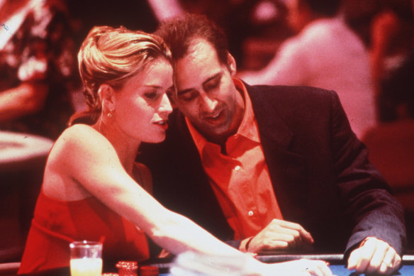 If the Shue fits: Elisabeth Shue and Nicolas Cage in the 1995 film, Leaving Las Vegas.