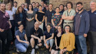 Staff of Australian Spatial Analytics, a not-for-profit business that finds employment in data analytics for young autistic people. 