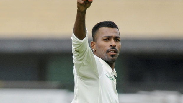 Hot water: India's Hardik Pandya has been sanctioned for comments made on Indian tv.