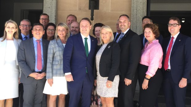 The Brisbane City Council LNP administration, rearranged after lord mayor Graham Quirk stepped down.