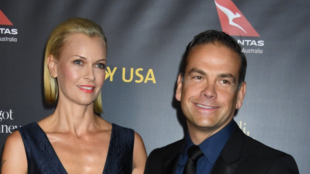 Sarah and Lachlan Murdoch, pictured in 2019.