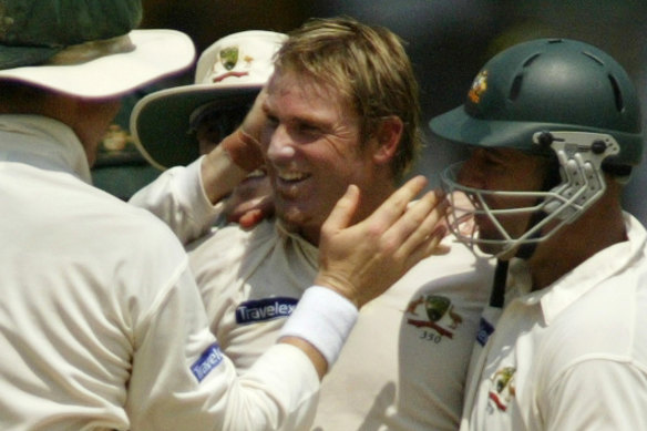 Leg-spin great Shane Warne takes the tweakers' spot.