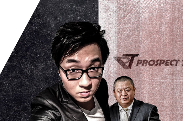 Bo "Nick" Zhao and Brian Chen, who he alleged was trying to get him into federal Parliament.