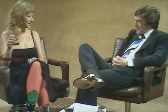 Sir Michael Parkinson interviews Helen Mirren in 1975.