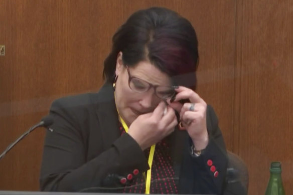 Courteney Ross told the court how she first met George Floyd. 