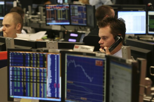 US stocks also fell on Monday, cutting short a brief, cautious rebound led by technology shares earlier in the session.