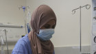 A nurse cares for prematurely born Palestinian babies that were brought from al-Shifa Hospital in Gaza City to the hospital in Rafah, southern Gaza.