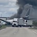 A cargo plane overshot the runway and crashed onto a road at Miami International Airport.