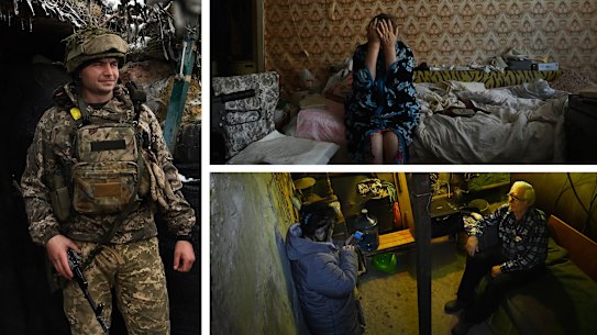 ‘Nowhere to retreat’: inside the bunkers on Ukraine war’s eastern front