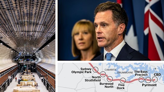 Premier Minns flags potential for extra stations along Sydney’s Metro West line