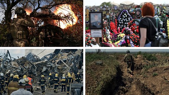 Russia-Ukraine war composite 