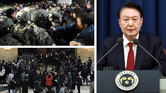 South Korea president declares martial law