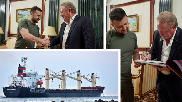 How Twiggy Forrest drove first humanitarian grain shipment out of Ukraine