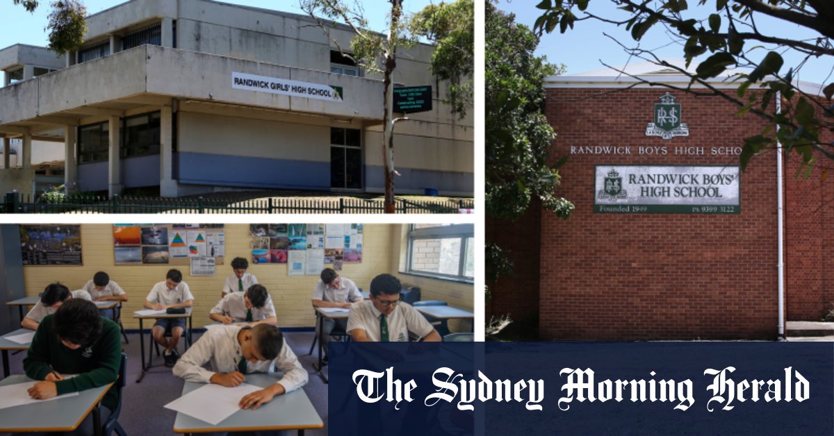 Randwick boys' and girls' high schools could soon merge - Vimarsana News
