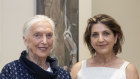 Elizabeth Cameron Dalman and artist Anthea da Silva. 