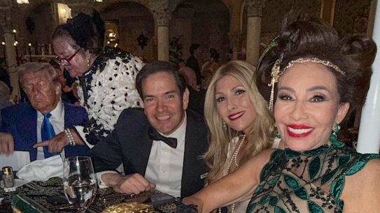 An Instagram post from the Donald Trump Halloween party.