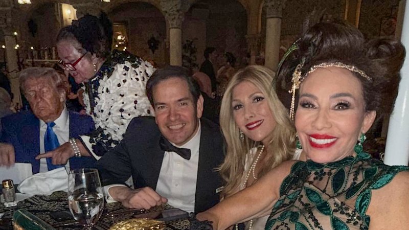Pauline Hanson, Gina Rinehart sighted at Trump’s Halloween party