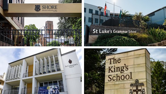 Clockwise: Shore, St Luke’s, St Catherine’s and King’s School.