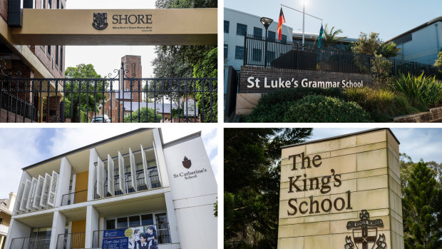 Clockwise: Shore, St Luke’s, St Catherine’s and King’s School.