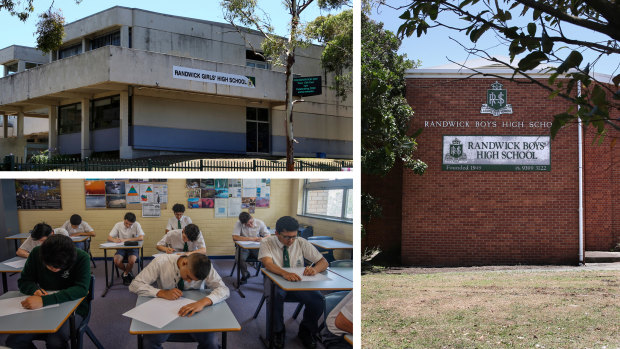 Parents will be consulted on their views about merging Randwick’s girls’ and boys’ highs.
