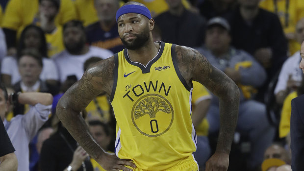 Former Warror and now Laker DeMarcus Cousins has a significant knee injury.