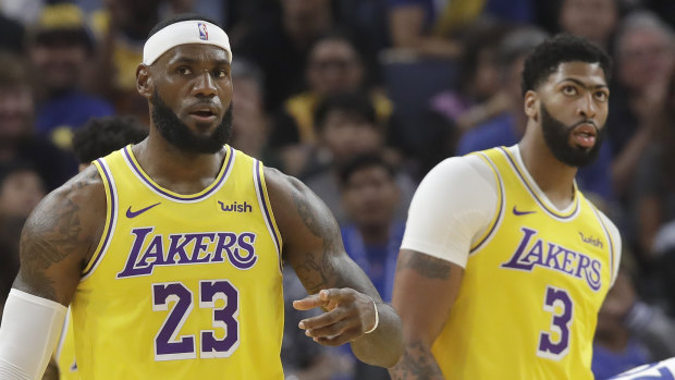 LeBron James and Anthony Davis of the Los Angeles Lakers are likely to hog the NBA spotlight this season.