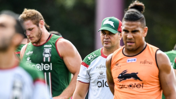 Worked his way through the grades: Souths coach Anthony Seibold.