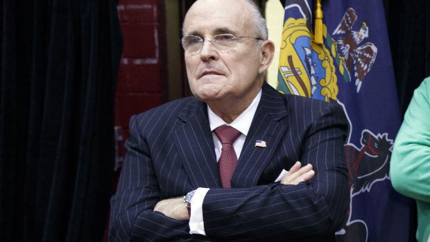 Rudy Giuliani, former NY mayor and now personal lawyer to US President Donald Trump.