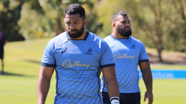 Scott Sio and Taniela Tupou have a big role to play off the Wallabies’ bench this week.