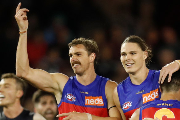 Joe Daniher and Eric Hipwood combined for 64 goals last season as Brisbane reached a preliminary final but Brown says he had “serious doubt” the incumbent duo would ever reach the level required to win a premiership.