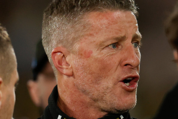 Tigers coach Damien Hardwick.