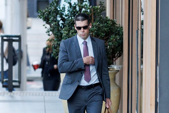 Peter Crown compareció ante la Corte Suprema el mes pasado por uno de los 16 casos recientes en los que estuvo involucrado.