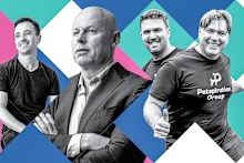 Rich List debutants Robert Chamberlain, Michael Dorrell, David Young and Shane Young.