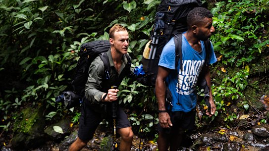 Daly Cherry-Evans completes the Kokoda Trail before Christmas.