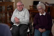 Gary and his 90-year-old mum Jean.