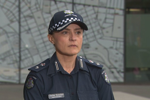 Victoria Police superintendent Zorka Dunstan.
