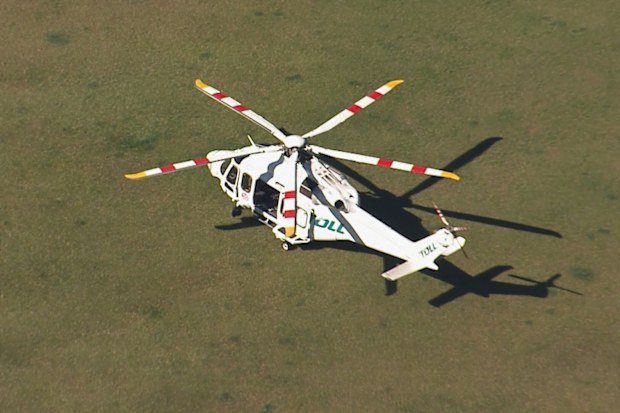 Emergency services were called to Valley Heights, near Springwood at 12.45pm on Sunday.