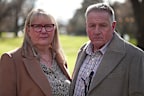 Debra Buchanan with her husband Alex