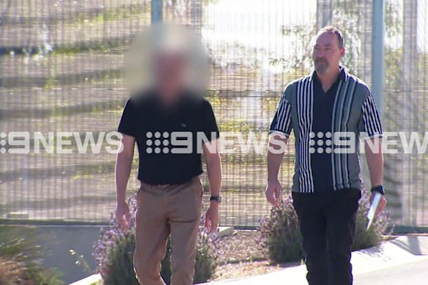 This is the first time Vlassakis has been seen since he was moved out of prison and into the pre-release centre.